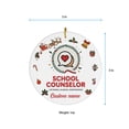 thumbnail image 4 of School Counselor Ornament – Holiday Ornament Gift with Custom Text for Family, Friends, Colleagues, Christmas 2025 Tree Keepsake, 4 of 5