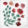 thumbnail image 2 of Villa, Mlli 26x26 White Modern Wood Framed Museum Art Print Titled - White Wash Flower 2, 2 of 4