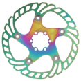 thumbnail image 1 of Plating Color Cycling Disc Brake Rotor, Bike Disc Brake Rotor, Colorful Disc Brake Rotor Riding  Bike For Cycling Mountain Bicycle 140MM,160MM,180MM,203MM, 1 of 8
