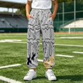 thumbnail image 5 of Hiijoy Boys Casual Sweatpants Loose Ice Cream Print Pants Fall Drawstring Pockets Pants, 5 of 6