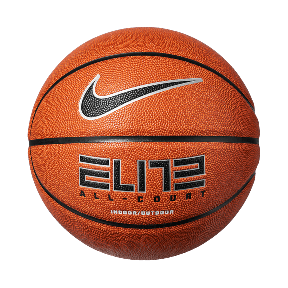 Nike Elite All Court 8P 2.0 Deflated Basketball Black | Silver 29.5