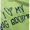 thumbnail image 5 of I Love My Big Brother Younger Sibling Toddler Boy Girl T Shirt Infant Toddler Brisco Brands 12M, 5 of 6