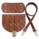 thumbnail image 5 of Conjunto de tejido para bolso de piel sintética, accesorios multifuncionales para bolso bandolera. Marrón, 5 of 9