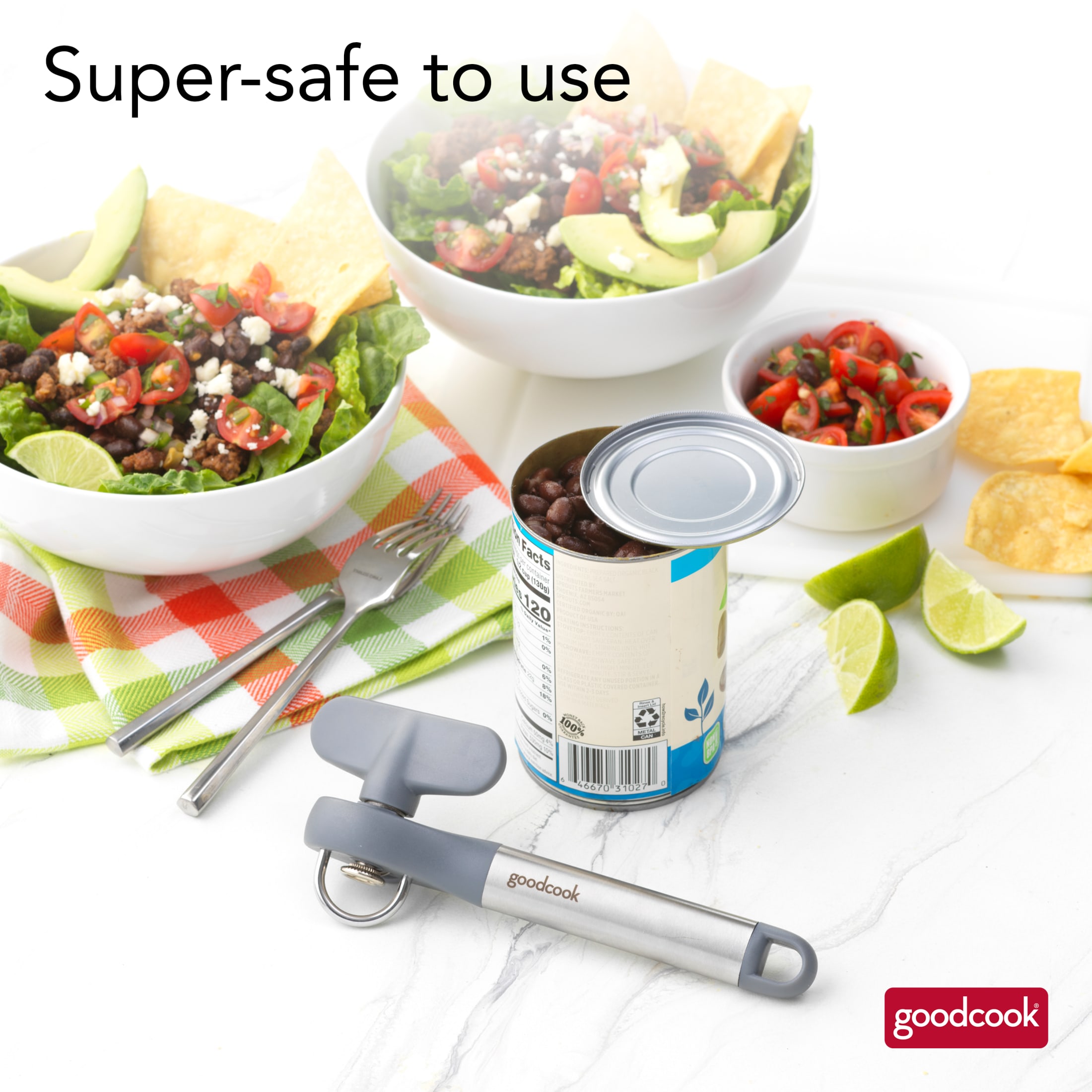 GoodCook Pro Safe-Cut Manual Can Opener, Stainless Steel photo 2