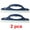 B 2pcs, variant on Silicone Water Wiper Silica Gel Car Wash Water Wiper Scraper Car Window Glass Bathroon Water Drying Squeegee Blade Car Cleanning