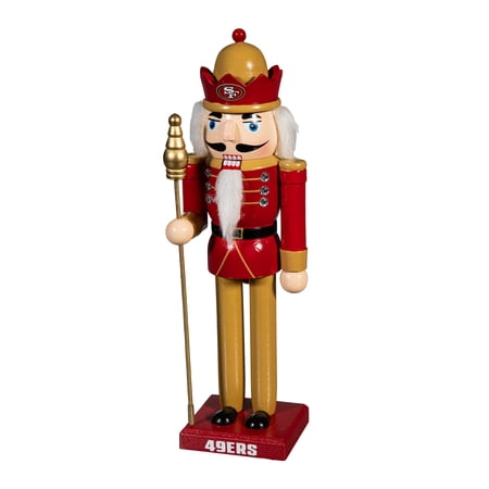 San Francisco 49ers 12 Wooden Nutcracker Statue