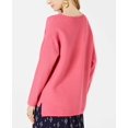 thumbnail image 2 of Style & Co. Women’s Ribbed Boatneck Sweaters, Berry Punch, Medium, 2 of 5