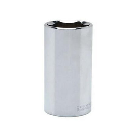 

Crescent 1 in. S X 1/2 in. drive S SAE 6 Point Deep Socket 1 pc