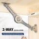 thumbnail image 2 of 2pcs Heavy Duty Lid Support Hinges Soft Close Folding Lid Stay Hinge Keep Lid Hinge Open For, 2 of 4