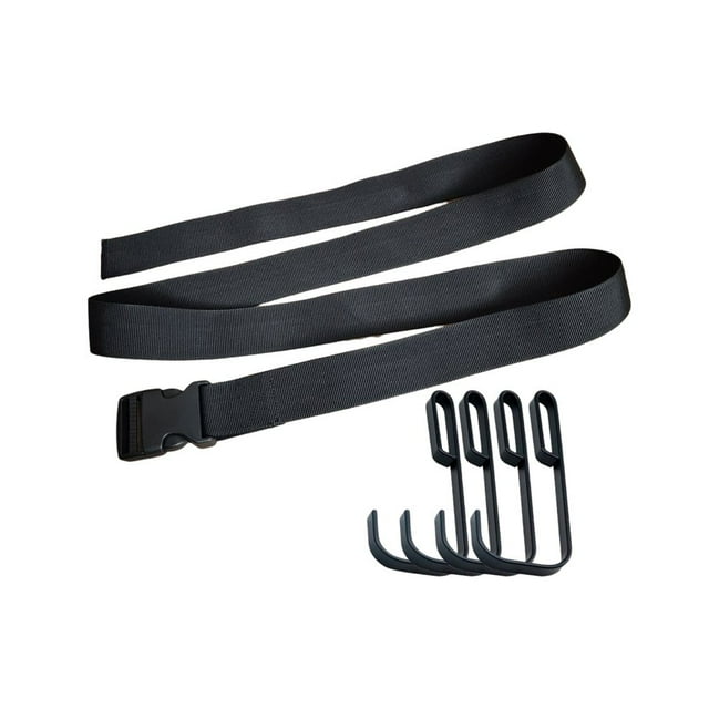 Sangle de Camping Cintres à Équipement 1 Pack avec 4 Crochets Support Léger Multi-Affichage Accessoire pour Arbre Extérieur Nœud & Cintre pour Chasse Camping Randonnée