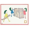 thumbnail image 3 of Earl Harvey Lyall 14x11 Black Modern Framed Museum Art Print Titled - The Cubies Abc - D (1913), 3 of 5