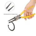 thumbnail image 3 of 9in Handle Stainless Steel Curved Circlip Snap   Retaining Mechanical Tool TU-225HS, 3 of 8