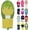 Green,Yellow, variant on Sliding Mitt, Baseball Sliding Mitt Youth, Protective Baserunning Sliding Gloves, Baseball Protective Equipmen