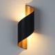 thumbnail image 1 of Lámpara moderna Aplique de pared interior 10 W Lámpara de pared de metal en espiral hacia arriba y hacia abajo para exteriores Luz de pared LED blanca cálida de 3000 K para bar, dormitorio, cocina, 1 of 5