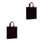 thumbnail image 4 of Bolso de compras no tejido reutilizable Yuarrent Plegable Color negro 2piezas, 4 of 5