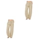 thumbnail image 4 of Pantalones de pierna ancha Sonducket para mujer de moda versátiles diario Tiempo libre caqui METRO, 4 of 6