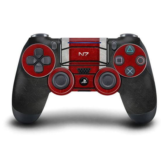 Head Case Designs Officially Licensed EA Bioware Mass Effect Graphics N7 Logo Armor Vinyl Sticker Skin Decal Cover Compatible with Sony DualShock 4 Controller