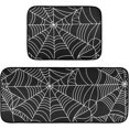 thumbnail image 1 of Halloween Pumpkin Kitchen Mat Set of 2, Trick or Treat Decorations Kitchen Rug, Boo Halloween Farmhouse Party Floor Mat for Home Kitchen Decorations 17"x47"+17"x30", 1 of 6