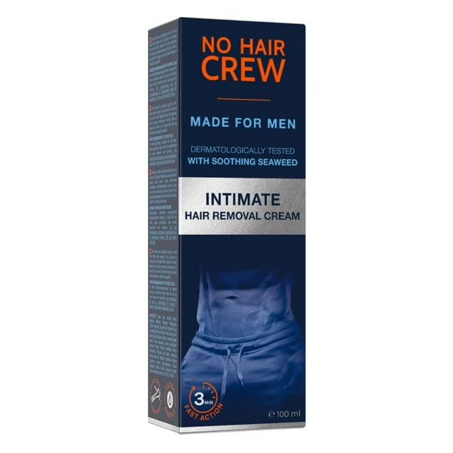 Crema depilatoria No Hair Crew Intimate/Private 100 ml para hombres