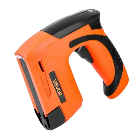 Cordless Brad Nailer Staple Gun 18 Gauge 5/8 Inch Battery Powered with 1000 Staples and 1000 Nails Non Slip Rubber Grip for Woodworking Carpentry DIY