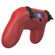 Wireless Controller for P4, Gaming Controller Compatible with P4/Slim/Pro/PC Support Dual Motors & 6-Axis Motion Control - Red