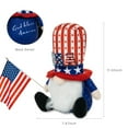 thumbnail image 3 of Halloween Decorations Inflatable American Flag Pygmy Patriotic Pygmy American Independence Day Pygmy Doll Decoration Creativity American Flag Faceless Doll, 3 of 4