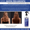thumbnail image 5 of Difeel Biotin Pro-Growth Leave in Conditioning Spray 6 oz., 5 of 10