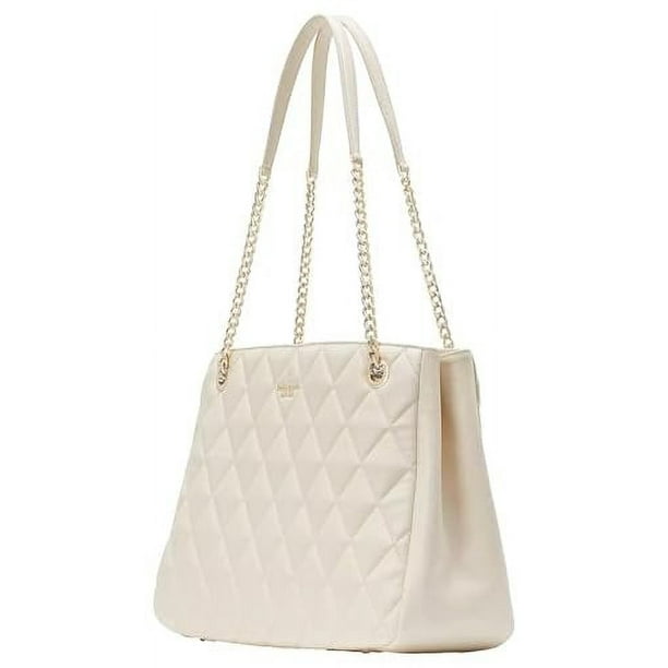 ★kate spade★ キャリー QUILTED トートバッグ Kate Spade Carey Quilted Leather Large Tote Bag Chain