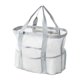 thumbnail image 1 of Bolso de playa de malla, bolsa de almacenamiento de red, bolso de mano para artículos esenciales de vacaciones en piscina, natación y viajes. Gris, 1 of 8