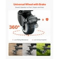 thumbnail image 6 of KFFKFF Collapsible Chair Stand, Supports up to 200 LBS, T-design Cart for 14 Chairs, Robust Metal Chair Transport Dolly with Rubberized Wheels, Versatile Chair Storage for Social Gatherings, Hotels, 6 of 9