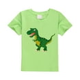 thumbnail image 2 of BJUTIR Summer Toddler Boys Girls Tops Shirt Cartoon Dinosaurs Ptrints Shirt Mothers Day Gift Trendy Kid Shirt Kid T Shirt Youth Shirt Top, 2 of 3