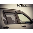 thumbnail image 6 of Wellvisors Side Window Visors Deflectors Rain Guards Premiums Series for 2002-2006 Honda CR-V 3-847HD012, 6 of 14