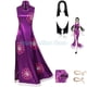 thumbnail image 2 of Disfraz de Cosplay de Boa Hancock de Anime, Señores de la guerra del Imperio del Mar, vestido Chi-pao con estampado morado, traje sexy para carnaval y Halloween para mujer, 2 of 5