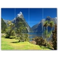 thumbnail image 1 of Picture-Tiles.com: Lakes Ceramic Tile Wall Mural WAL500804-43S. 17"W x 12.75"H using (12) 4.25" x 4.25" Ceramic Tiles-Satin Finish, 1 of 3