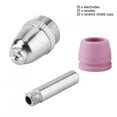 thumbnail image 3 of Kit de 90 consumibles para antorcha de corte de plasma, boquillas de electrodos y copas, 3 of 13