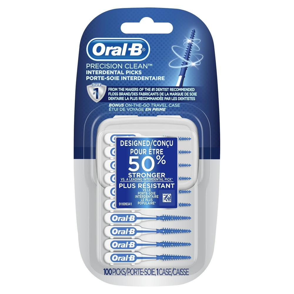 OralB Precision Clean Interdental Picks, 100 Count
