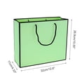 thumbnail image 3 of Unique Bargains Solid Design Gift Bags 4 Pcs for Various Occasions Green, 3 of 5