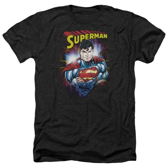 Superman - Glam - Heather Short Sleeve Shirt - X-Large