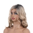 thumbnail image 1 of Fashion Black To Gold Wave Partial Big Curly High Temperature Wire, 1 of 5