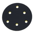 thumbnail image 3 of PU Backing Pad 5 Inch, Hook and Loop Design with 5/16-24 Thread, Compatible with Pneumatic Sanders, 12000 RPM Max Speed, Ideal for Polishing/Finishing/Sanding Foam/Wool/Paper/Microfiber Discs, Yellow, 3 of 6