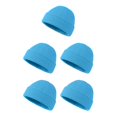thumbnail image 3 of Jumpingount Sombreros para mujer Accesorio de ropa Sombrero para adultos Gorros de invierno cómodos y flexibles Sombrero de punto unisex para Azul eléctrico 5piezas, 3 of 6