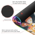 thumbnail image 4 of Wireless Charging Mouse Pad Large RGB Gaming Desk Mat 13 Light Modes Mousepad 31.5x11.8 Red Yellow Grey Butterflies, 4 of 6