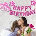 thumbnail image 4 of 1 juego de pancartas con globos de feliz cumpleaños, suministros de decoración para fiestas de cumpleaños, 4 of 5