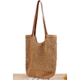 thumbnail image 2 of Zhengup Beach Tote Bag Women Summer Purse Crochet Handbag Cotton Knit Woven Shoulder Bag Soft Handmade Mesh Boho Travel Vacation, 2 of 7