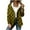 #066-Yellow, variant on Cutuoiiu Jackets for Women Casual Winter Plaid Fleece Lined Button Long Sleeve Warm Hooded Jackets Gifts