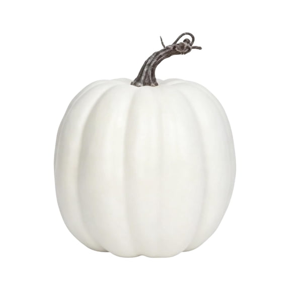 Halloween Artificial Pumpkin Decorations Set, Faux Pumpkins Farmhouse Rustic Fall Thanksgiving Table Centerpiece Kitchen Home Decor 13.2*16.7cm