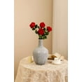 thumbnail image 2 of Zukuco 10 Pack Artificial Roses Fake Rose Silk Flowers with Stem Floral Gift for Wedding Arrangement Party Home Decor (Red), 2 of 5