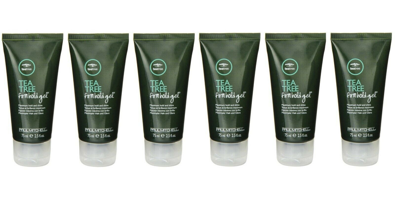Paul Mitchell Tea Tree Firm Hold Hair Gel, 2.5oz (pack of 6)