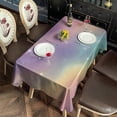 thumbnail image 2 of Colorful Tie Dye Nebula Pattern Rectangle Tablecloth 60"x102",Waterproof Polyester Rectangle Table Cloth, Wipeable Spillproof Polyester Tablecloth for Dining, Camping, Indoor and Outdoor, 2 of 6