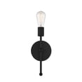 thumbnail image 4 of Trade Winds Lighting 1-Light Wall Sconce In Matte Black, 4 of 6